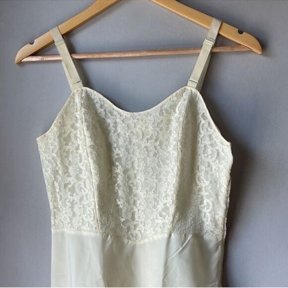 Vintage 1950s Barbizon Full Slip Mad Men - Picture 2 of 11